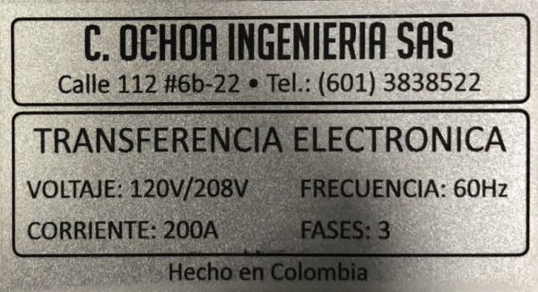 Conmutador Automático de Transferencia (ATS) - Imagen 4